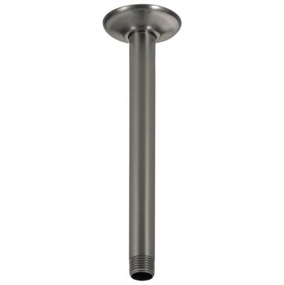 Delta Faucet Universal Showering Components Ceiling Mount Shower Arm & Flange - Black Stainless