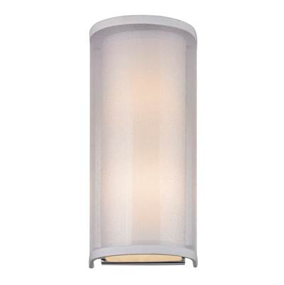 Dolan Design Double Organza Wall Sconce in Chrome