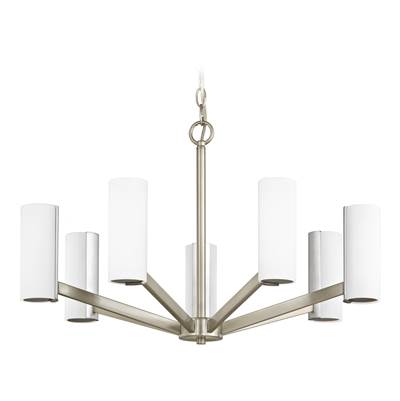 Dolan Design Radiance LED 7-Light Single Tier Chandelier in Satin Nickel