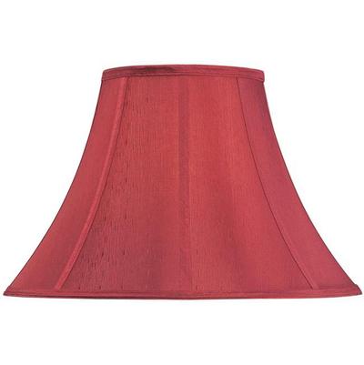 Dolan Design Round Bell Lamp Shade - Soft Back with Piping in White Powder Coated