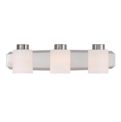 Dolan Design Westport 3-Light Vanity in Satin Nickel