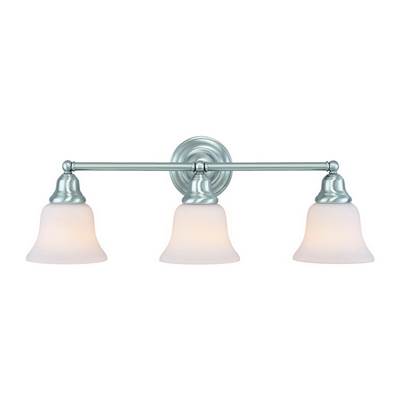Dolan Design Brockport 3-Light Vanity in Satin Nickel