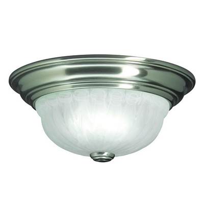 Dolan Design Richland Flush Mount Light - 1 Light in Satin Nickel