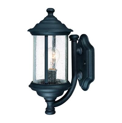 Dolan Design Walnut Grove 1-Light Wall Lantern in Black