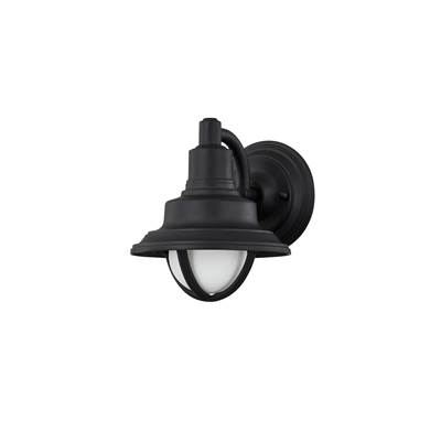 Dolan Design Bayside 1-Light Wall Lantern in Black