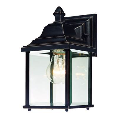 Dolan Design Charleston 1-Light Wall Lantern in Antique Bronze