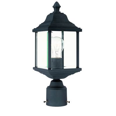 Dolan Design Charleston 1-Light Post in Black