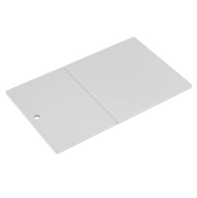 Elkay Reserve Selection Circuit Chef Cutting Board - 30-3/4" x 18-3/4" x 1/2" in White Polymer