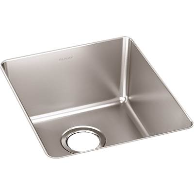 Elkay Reserve Selection Lustertone Iconix 18 Gauge Undermount Kitchen Sink - 16" x 18-1/2" x 8" - Single Bowl in Luminous Satin