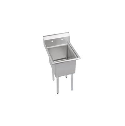 Elkay Dependabilt - 23'' x 30'' - 18'' x 24'' Bowl - 16 Gauge 1 Compartment Sink in No 4 Finish