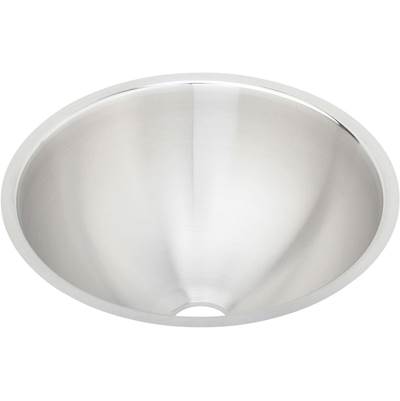 Elkay 18 Gauge Stainless Steel Single Bowl Undermount Bathroom Sink - 14.375" x 14.375" x 6" in Lustrous Satin
