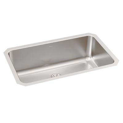Elkay Lustertone® Classic Undermount Kitchen Sink - 30-1/2" x 18-1/2" x 10" - Perfect Drain in Lustrous Satin