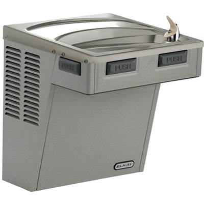 Elkay Water Cooler Wall Mount ADA - Non-Filtered Refrigerated in Stainless Steel
