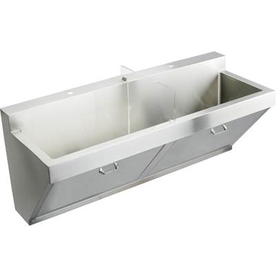 Elkay Surgeon Scullery Sink - Double Station in Buffed Satin