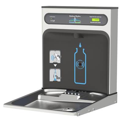 Elkay Halsey Taylor HydroBoost® Bottle Filling Station Retrofit Kit - Filtered - Non-Refrigerated in Stainless Steel