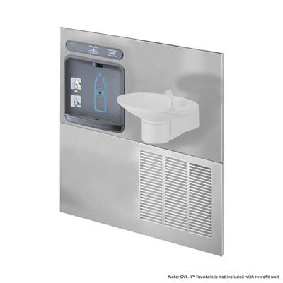 Elkay HydroBoost Retrofit Bottle Filling Station for OVL-II Fountain - Filtered - Refrigerated in Stainless Steel