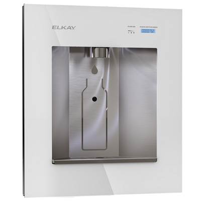 Elkay ezH2O Liv Built-in Filtered Refrigerated Water Dispenser - Remote Chiller in Aspen White