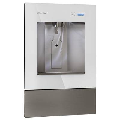 Elkay Liv Pro In-Wall Commercial Filtered Water Dispenser - Non-Refrigerated in Aspen White
