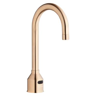 Elkay Commercial Electronic Sensor Scrub Handwash Faucet - Battery-Powered - Laminar Flow - 1.5 GPM in Copper Nickel