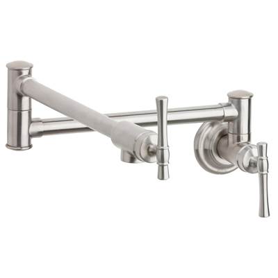 Elkay Explore™ Wall Mount Pot Filler - 4.0 GPM in Lustrous Steel