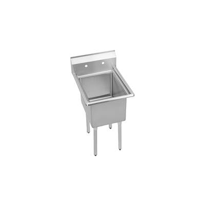Elkay Dependabilt® One-Compartment Kitchen Sink - 27" x 28" - 22"x22" in No 4 Finish