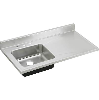 Elkay Lustertone Classic Kitchen Sink - 48" x 25" x 7.5" Single Bowl in Lustrous Satin