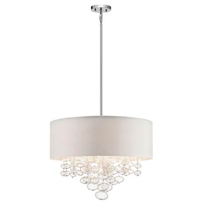 Elan Piatt 5-Light Pendant in Chrome