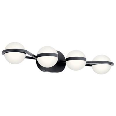 Elan Brettin 4-Light LED Vanity in Matte Black