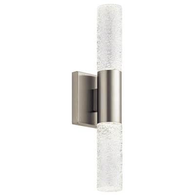 Elan Glacial Wall Sconce in Brushed Nickel