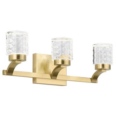 Elan Rene 3-Light Vanity in Champagne Gold