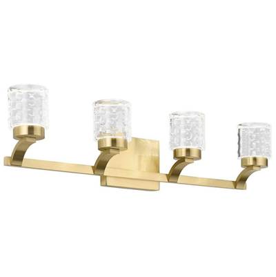 Elan Rene 4-Light LED Vanity in Champagne Gold
