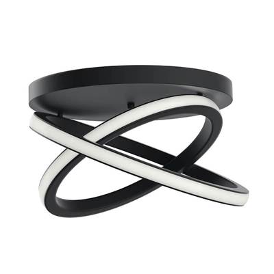 Elan Caputo Flush Mount in Matte Black