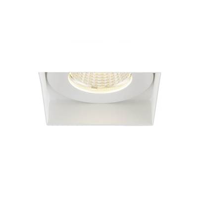 Eurofase Amigo 15W 1 Light Square Trimless Downlight 3000K in White