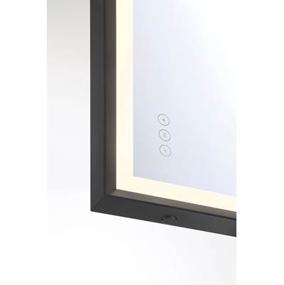 Eurofase Artell 24" X 36" LED Mirror in Brushed Black