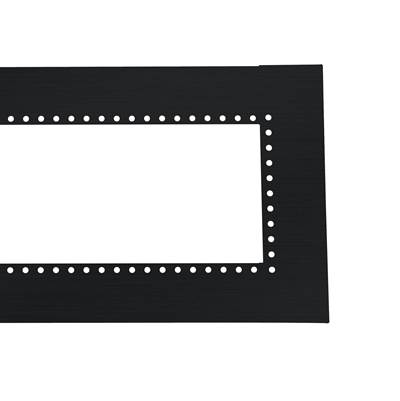 Eurofase Ef39FMPFB Flush Mount Kit - 304 Stainless Steel - 39 Inch in Black
