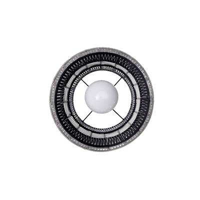 Eurofase Aden Outdoor Pendant - 22'' - Grey Rope in Matte Black
