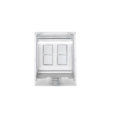 Eurofase Controls Flush Mount Dual Duplex Stack Switch - Weatherproof Cover in White