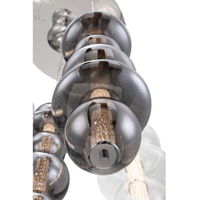 Eurofase Atomo Down Chandelier - 4-Light - 50'' in Chrome