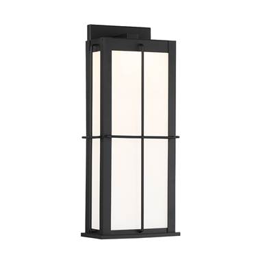 Eurofase Bensa Outdoor Sconce - 20'' in Matte Black