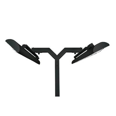 Eurofase Ef3908PMDB Double Crossbar Pole Mount - 39 Inch - 8Ft in Black
