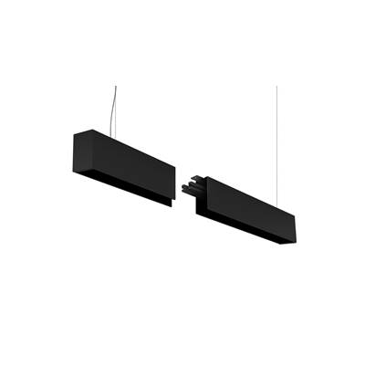 Eurofase F55 Suspended Linear Light - 4Ft - 3500K - Extension in Black