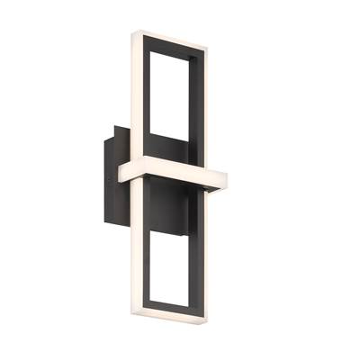 Eurofase Bordo Outdoor Sconce - 16'' in Matte Black