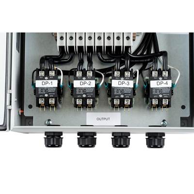 Eurofase Contactor Box - 2 Zone - 277V To 480V in Light Grey