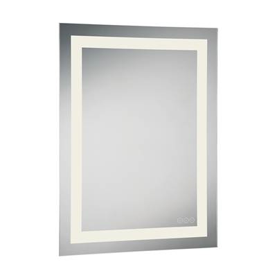 Eurofase Aspen Electric Lighted Mirror - 24'' X 32'' in Anodized Silver