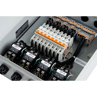Eurofase Contactor Box - 3 Zone - 277V To 480V in Light Grey