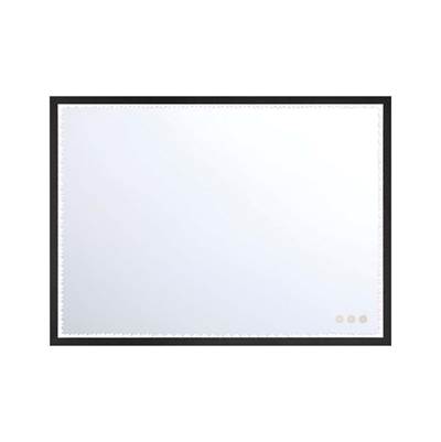 Eurofase Cerissa Electric Lighted Mirror - 22'' x 30'' in Anodized Black