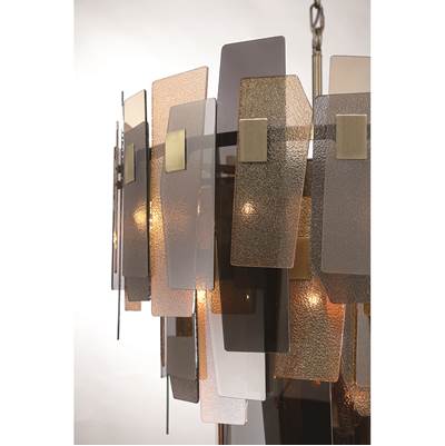 Eurofase Cocolina 19-Light Chandelier - 42" Dia in Brushed Brass