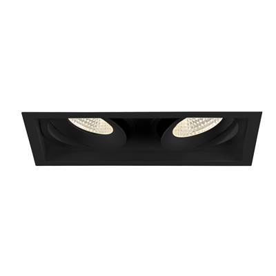Eurofase Amigo 26W 2 Lights Gimbal - 3000K - Trim in Black