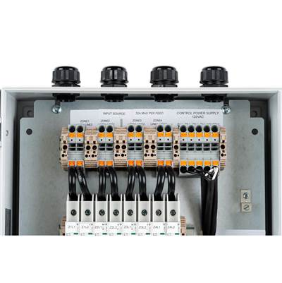 Eurofase Contactor Box - 1 Zone - 120V To 240V in Light Grey
