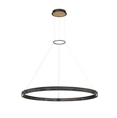 Eurofase Admiral Chandelier - 48'' in Gold Black Mix